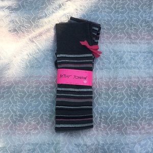 Betsey Johnson thigh high socks!